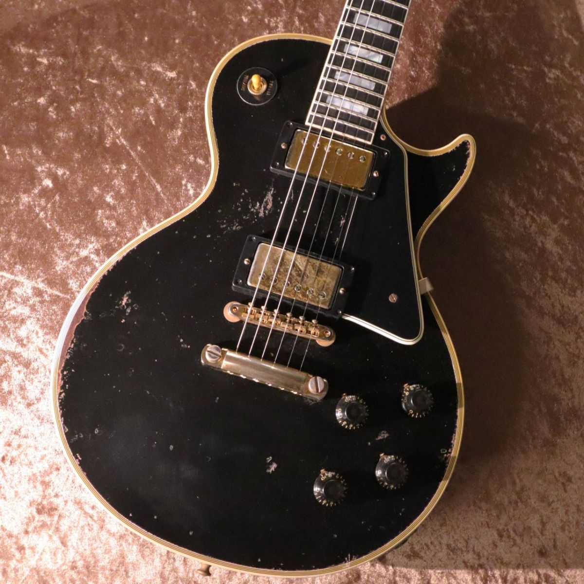 Murphy Lab 1957 Les Paul Custom 2-Pickup Ebony Ultra Heavy Aged s