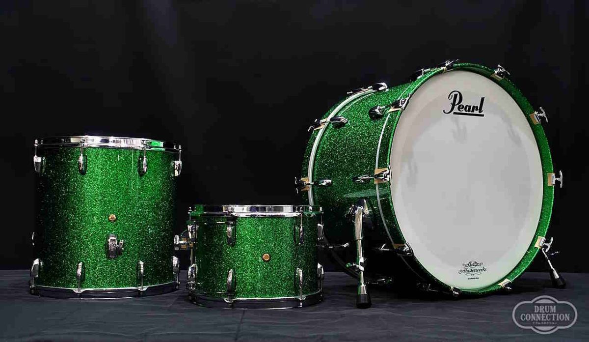 Masterworks 3pc 24/13/16 Kit -Custom Green Sparkle- | 【クロサワ