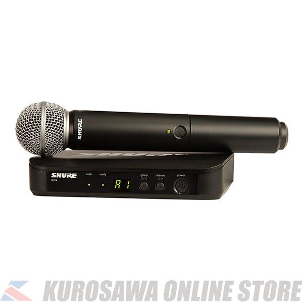 SHUREBLX24J/SM58-JBワイヤレスマイク BLX24J/SM58-JB [ワイヤレスマイク]【箱ボロ特価】 | 【クロサワ楽器店