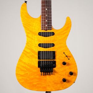 ナチュラル / 木目 系、メイプルトップ/マホガニーバックのエレキ