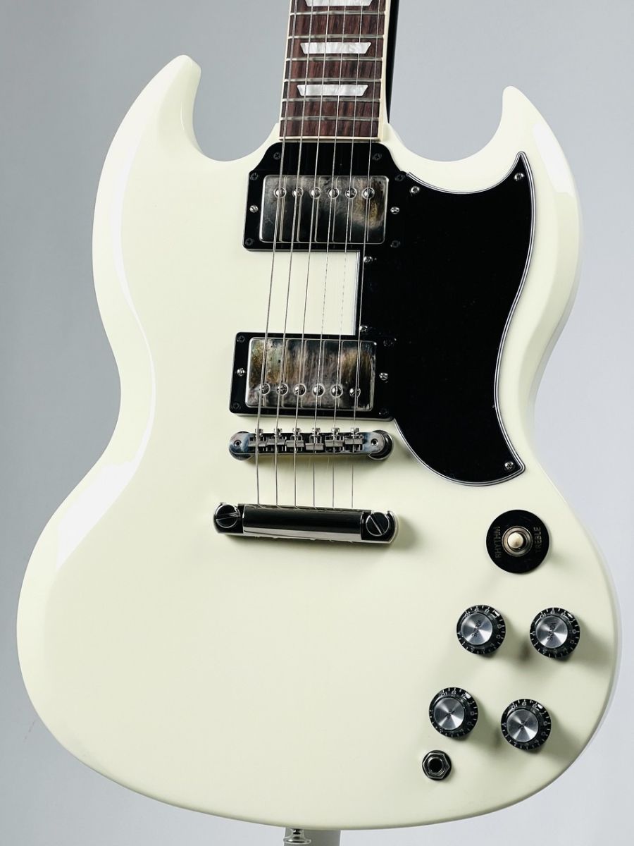 ホワイト SGスタイル エレキギター Epiphone SG Custom Alpine White