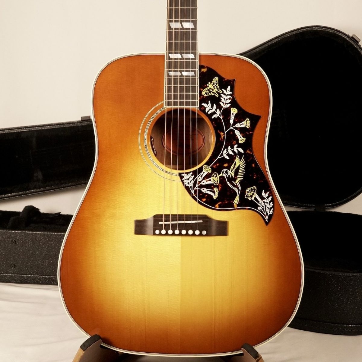 Hummingbird Koa Carpathian Spruce Honeyburst 【Greatest Hits