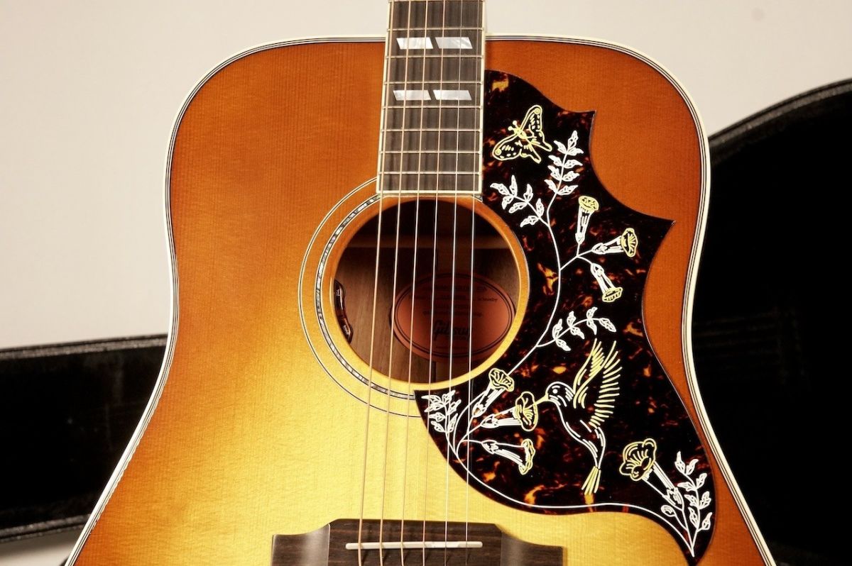 Hummingbird Koa Carpathian Spruce Honeyburst 【Greatest Hits