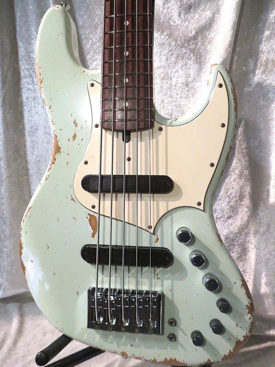 XJ-1T 5st Alder/R - Faded Sonic Blue / MH / Heavy Aged-#J-3639