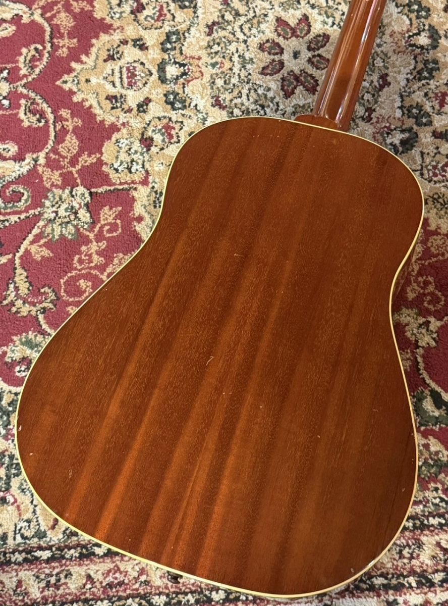 たく【手渡しのみ】河合楽器 KW-600B 3Pバック 70年代アコギ ジャパン