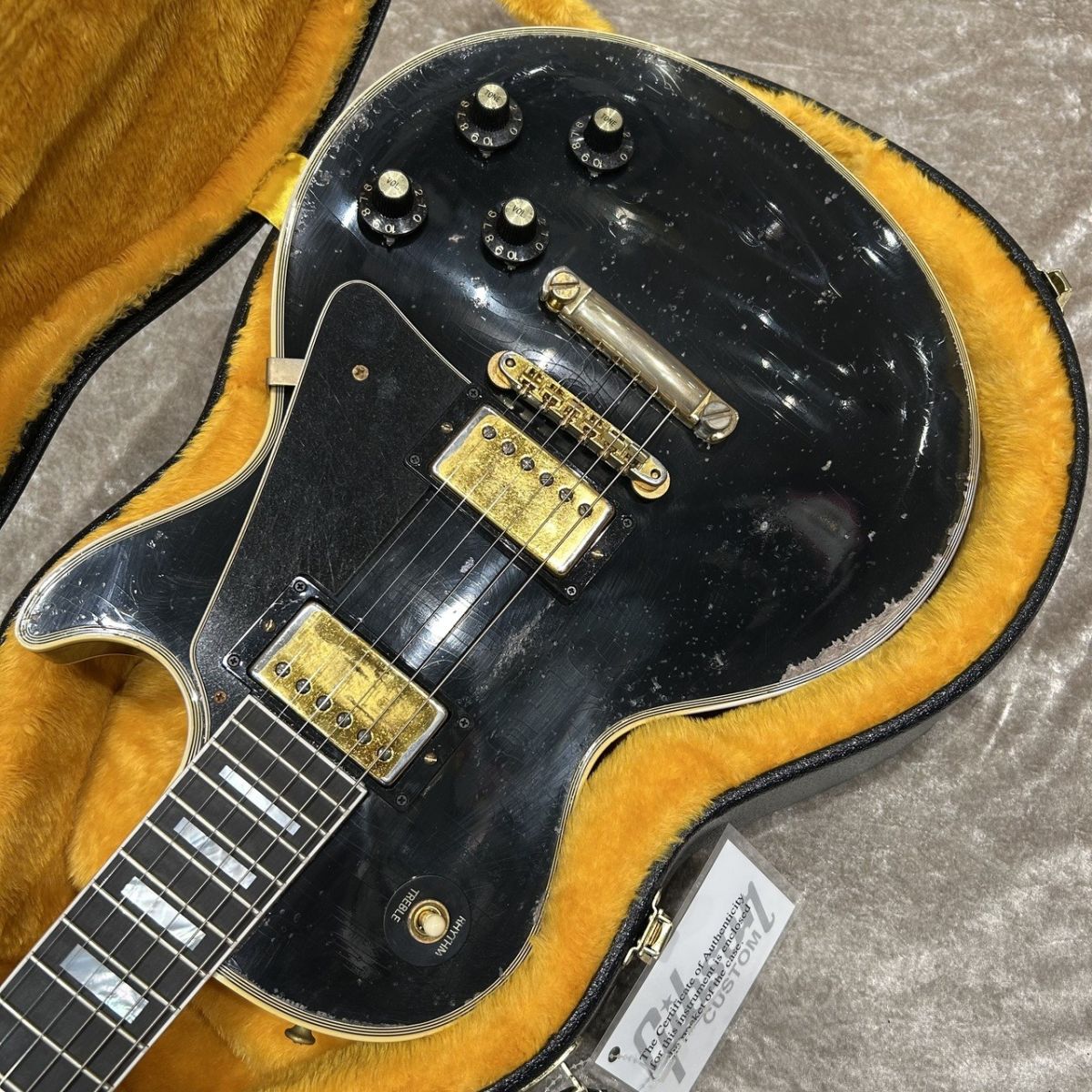 Murphy Lab 1968 Les Paul Custom Ebony Ultra Heavy Aged #604908