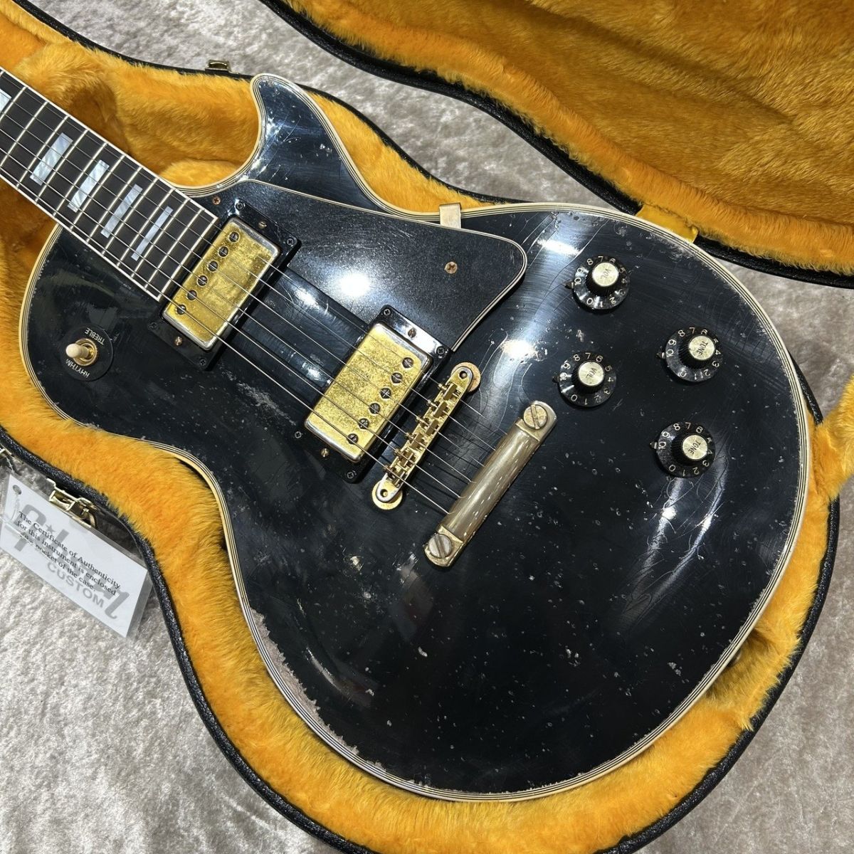 Murphy Lab 1968 Les Paul Custom Ebony Ultra Heavy Aged #604908