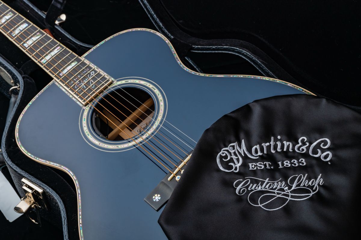 Martin Custom & Special Editions OM Style42 SH NAVY BLUE