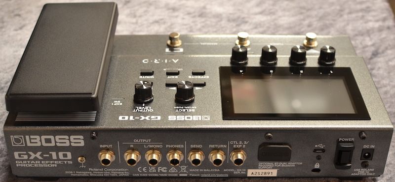 BOSS GX-10 ギターエフェクトプロセッサー／美品used GX-10 Guitar Effects Processor 【中古】 | 【クロサワ楽器店