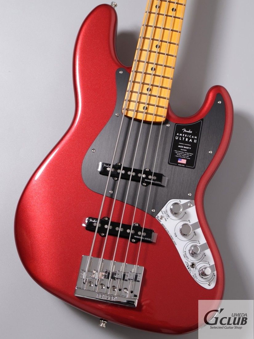 American Ultra II Jazz Bass V / Sinister Red | 【クロサワ楽器店