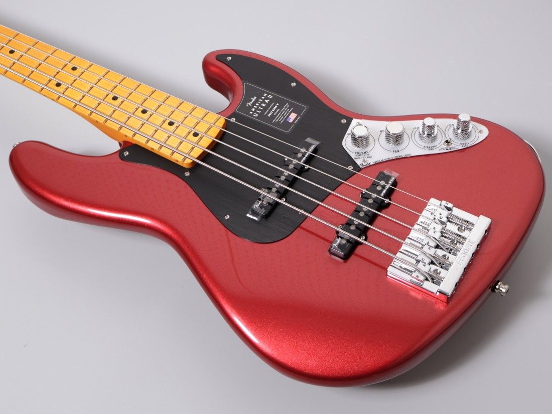 American Ultra II Jazz Bass V / Sinister Red | 【クロサワ楽器店