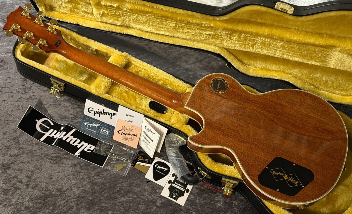 Inspired by Gibson Custom Les Paul Custom Figured ~Antique Natural