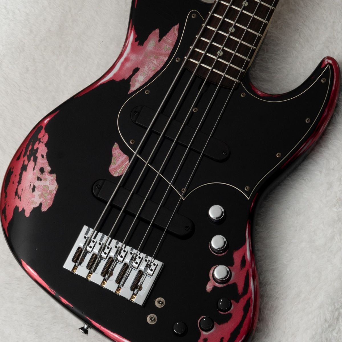 XJ-1T 5st Heavy Aged ~Black over Pink Paisley~ #3627 [4.56kg