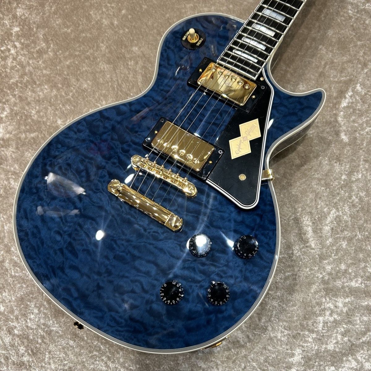 Dealer Select IGC Les Paul Custom Quilt Gloss Viper Blue