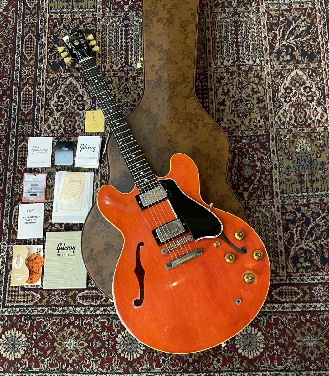 Murphy Lab 1958 ES-335 Unbound Reissue ～Watermelon～ Heavy Aged s
