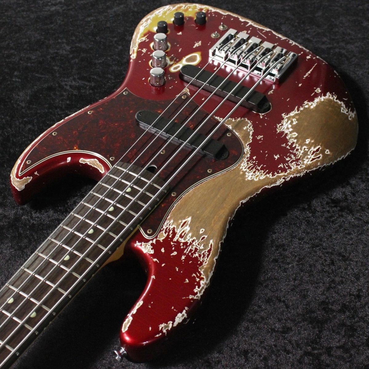 Custom Order XJ-1T 5st Super Heavy Aged / Dark Candy Apple Red