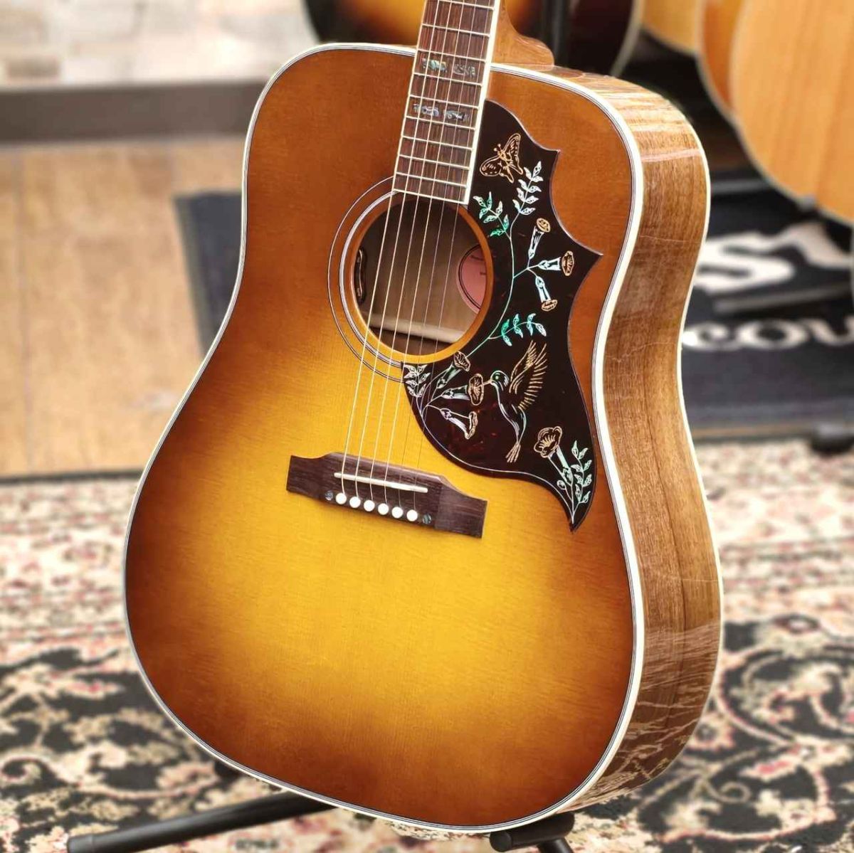 GLORY セミアコースティックギター サンバースト Hummingbird Elegant Koa Honeyburst | 【クロサワ楽器店オンライン