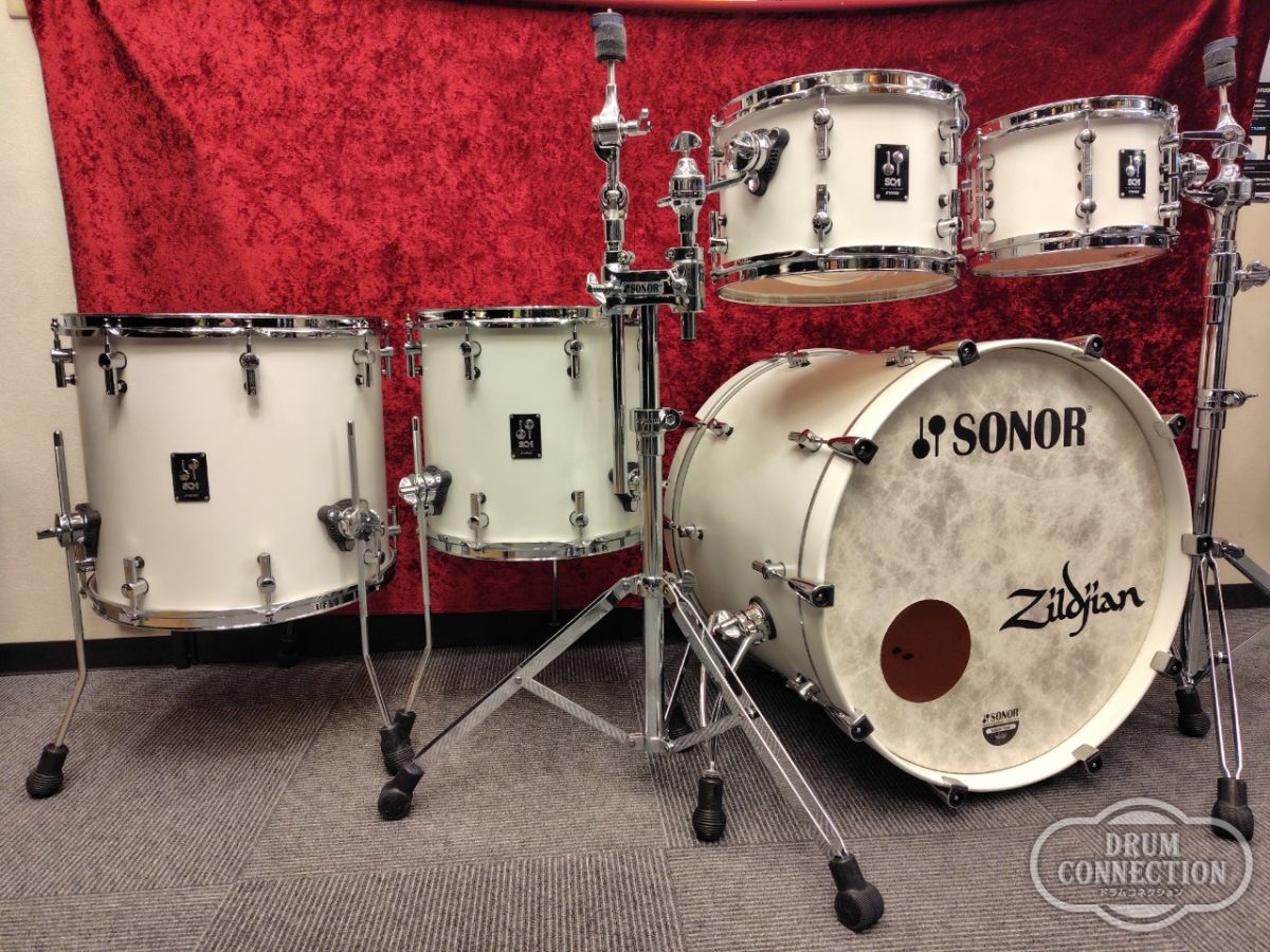 SONOR SQ1 5Pcs Kit -Satin Pure White- | 【クロサワ楽器店オンライン