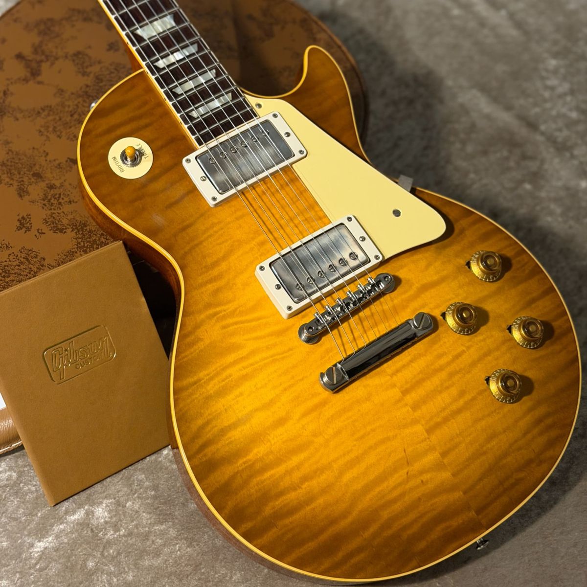 洋楽 l.k 極上選定Top!!】PSL 1959 Les Paul Standard VOS Green Lemon Fade