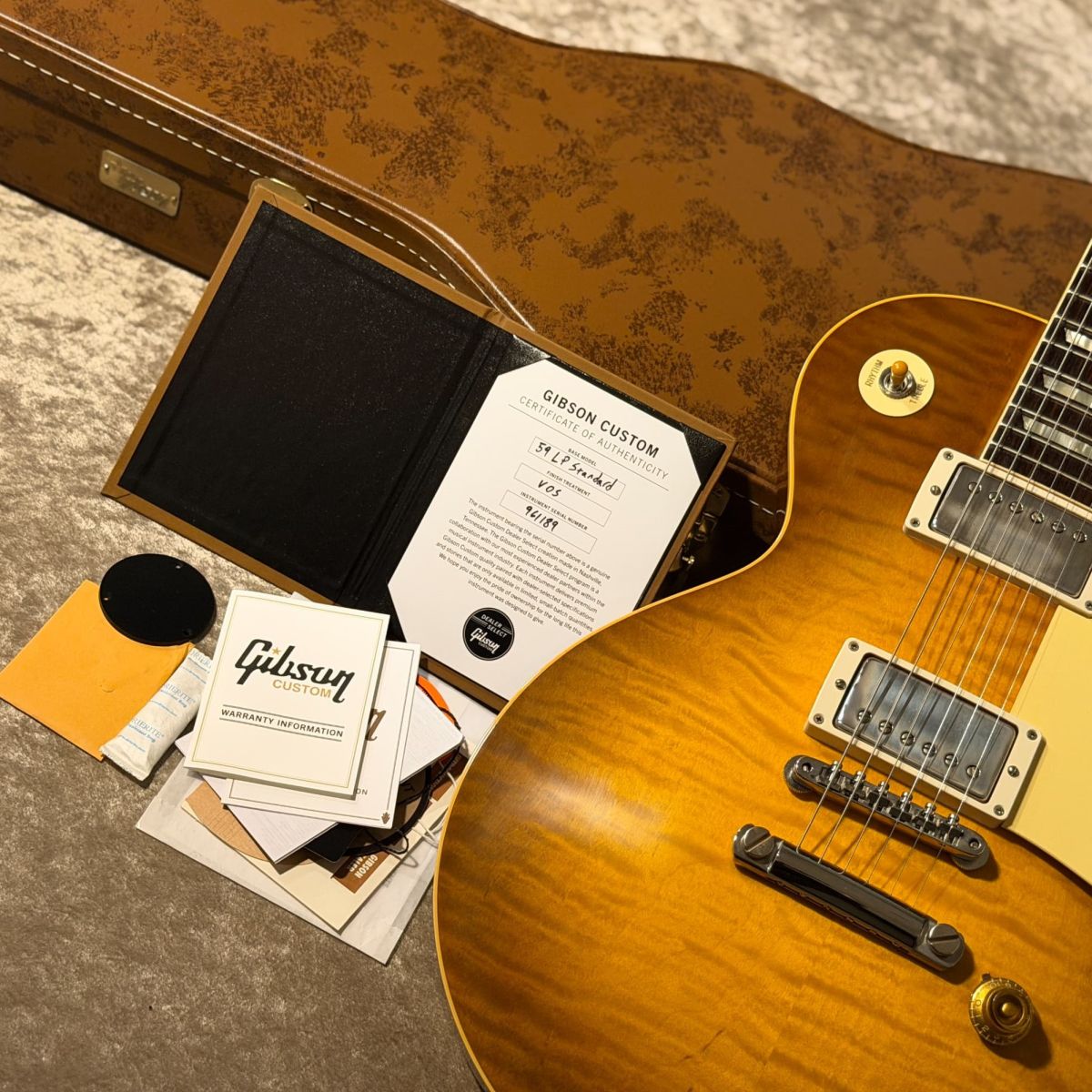 極上選定Top!!】PSL 1959 Les Paul Standard VOS Green Lemon Fade