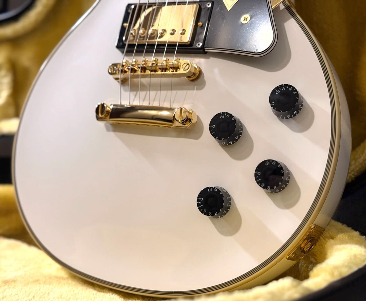 Inspired by Gibson Custom】Les Paul Custom ~Alpine White