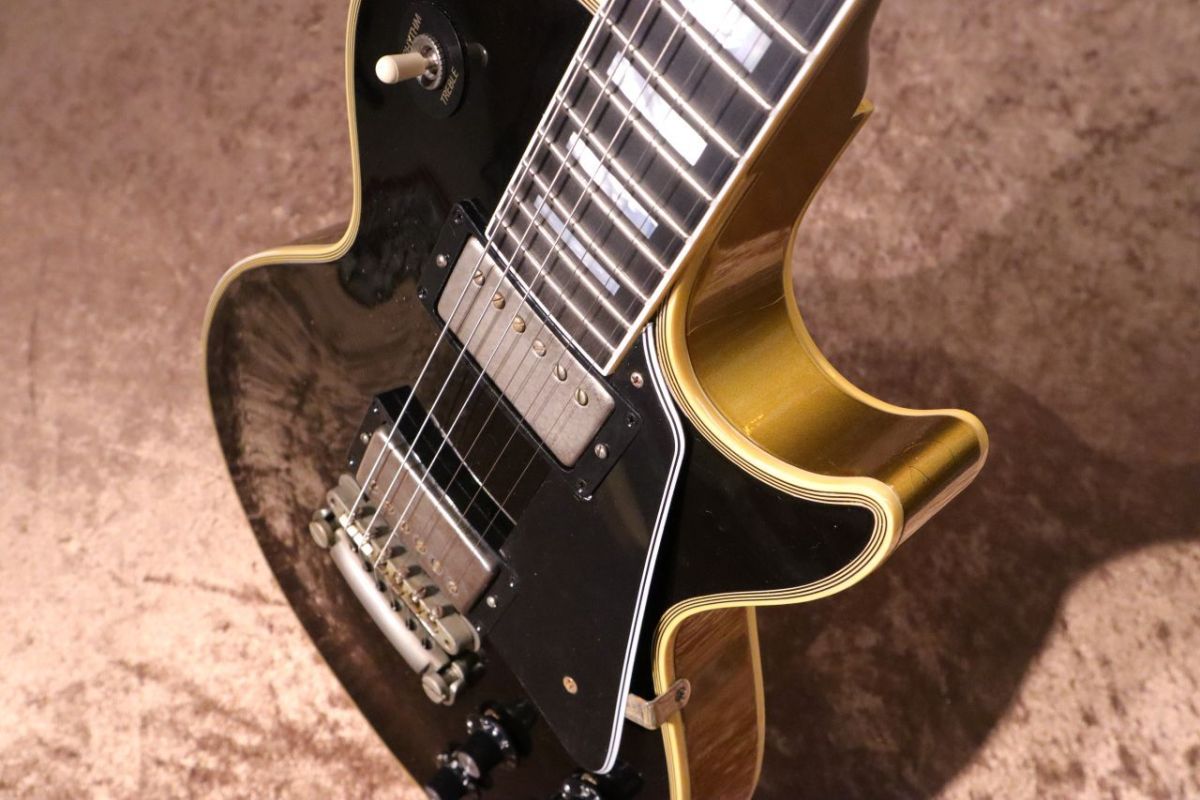 Murphy Lab 1968 Les Paul Custom Ebony Top Gold Back Light Aged s/n