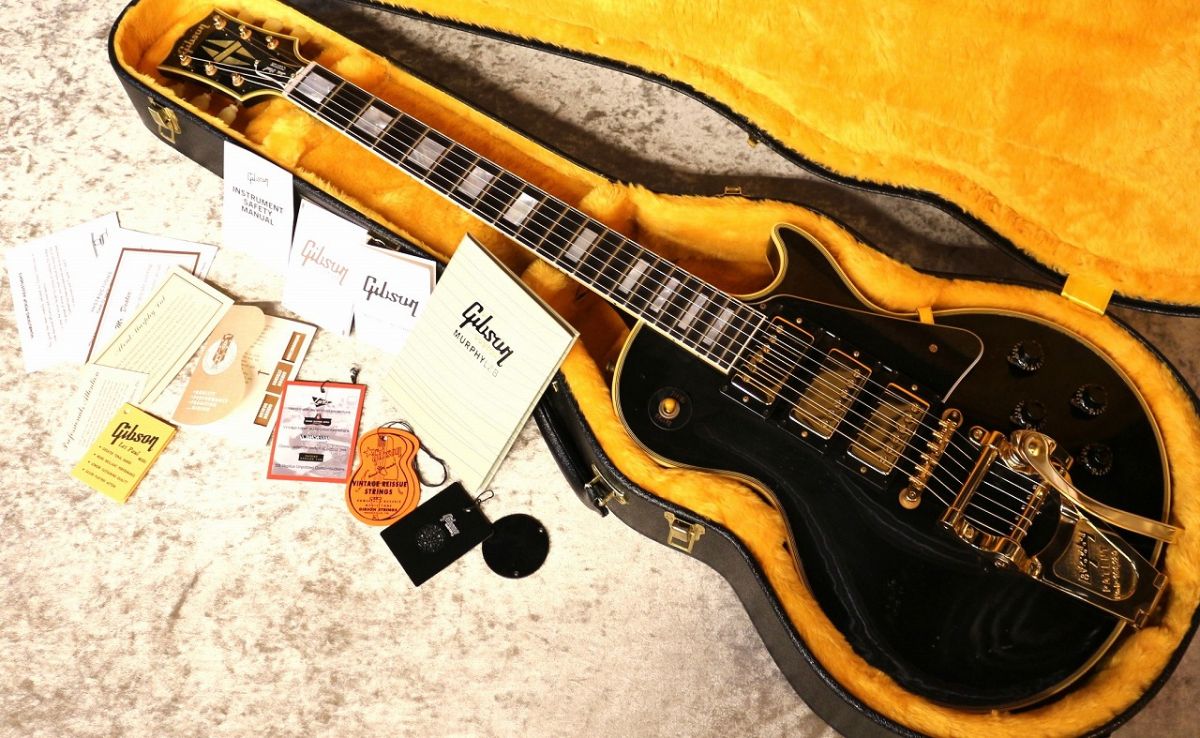 Murphy Lab 1957 Les Paul Custom 3-Pickup w/Bigsby Vibrato Light