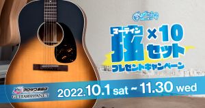 Martin 弦プレゼントキャンペーン Martin Strings Present Campaign 2022年10月1日(土)~11月30日(水)まで