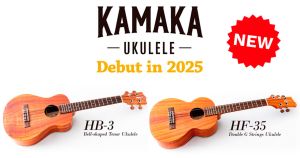 KAMAKA Ukuleleからウクレレの可能性を広げる2つのテナーウクレレが新登場！